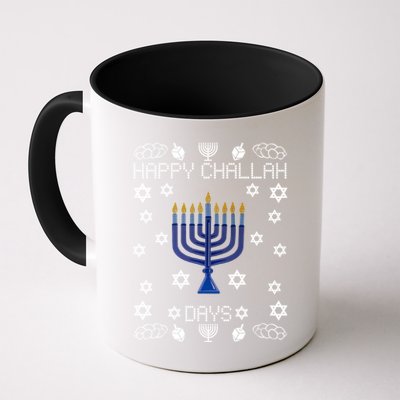 Happy Challah Days Funny Hanukkah Mug