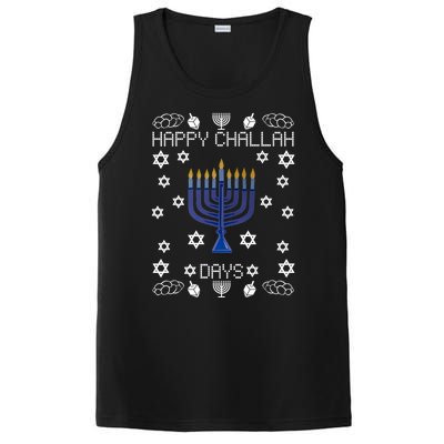 Happy Challah Days Funny Hanukkah PosiCharge Competitor Tank