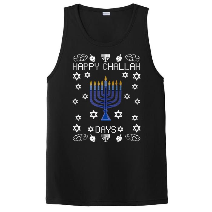 Happy Challah Days Funny Hanukkah PosiCharge Competitor Tank