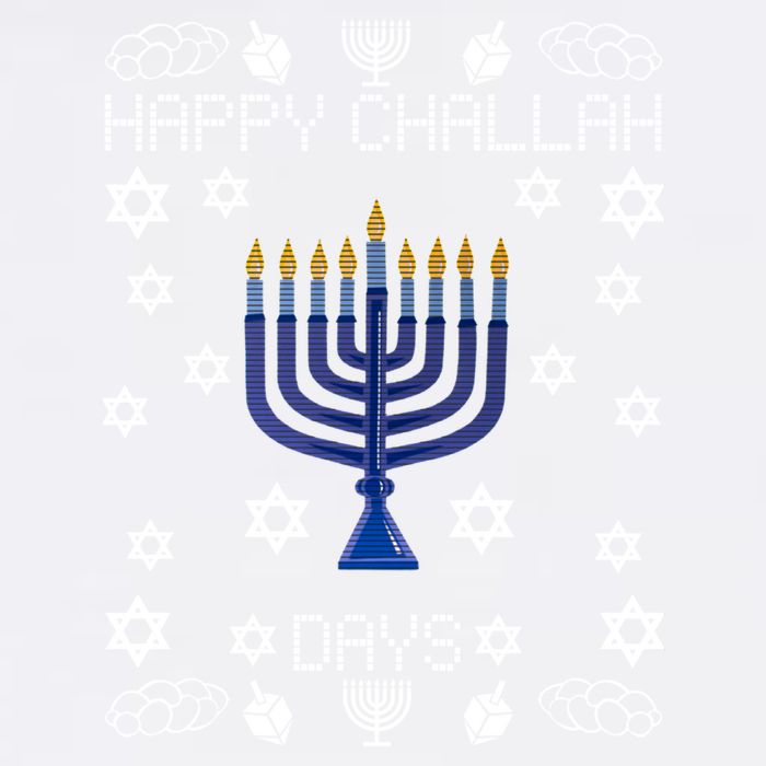 Happy Challah Days Funny Hanukkah Garment-Dyed Sweatshirt