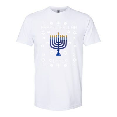 Happy Challah Days Funny Hanukkah Softstyle CVC T-Shirt