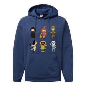 Halloween Characters Dracula Zombie Witch Pumpkin Skeleton Gift Performance Fleece Hoodie