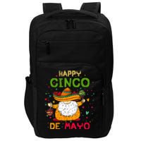 Happy Cinco De Mayo With Mexican Gnome Cinco De Mayo Impact Tech Backpack