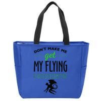 Halloween Costume Dont Make Me Get My Flying Monkeys Zip Tote Bag