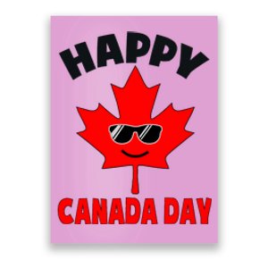 Happy Canada Day Funny Maple Leaf Canada Day Poster