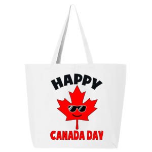 Happy Canada Day Funny Maple Leaf Canada Day 25L Jumbo Tote