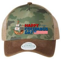 Happy Columbus Day 1492 Legacy Tie Dye Trucker Hat