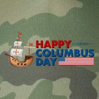 Happy Columbus Day 1492 Legacy Tie Dye Trucker Hat
