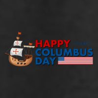 Happy Columbus Day 1492 7 Panel Mesh Trucker Snapback Hat