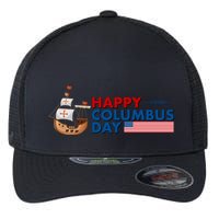 Happy Columbus Day 1492 Flexfit Unipanel Trucker Cap
