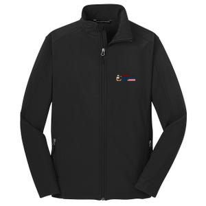 Happy Columbus Day 1492 Core Soft Shell Jacket