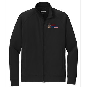 Happy Columbus Day 1492 Stretch Full-Zip Cadet Jacket