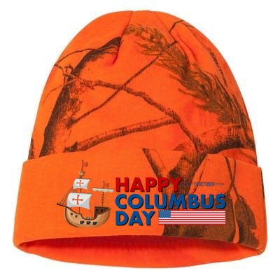 Happy Columbus Day 1492 Kati Licensed 12" Camo Beanie