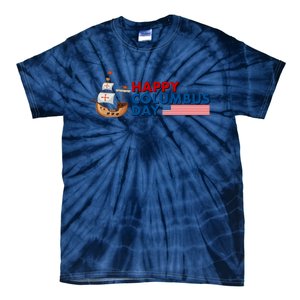 Happy Columbus Day 1492 Tie-Dye T-Shirt