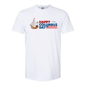 Happy Columbus Day 1492 Softstyle CVC T-Shirt