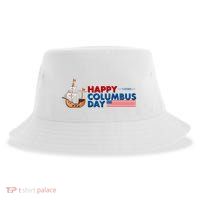 Happy Columbus Day 1492 Sustainable Bucket Hat