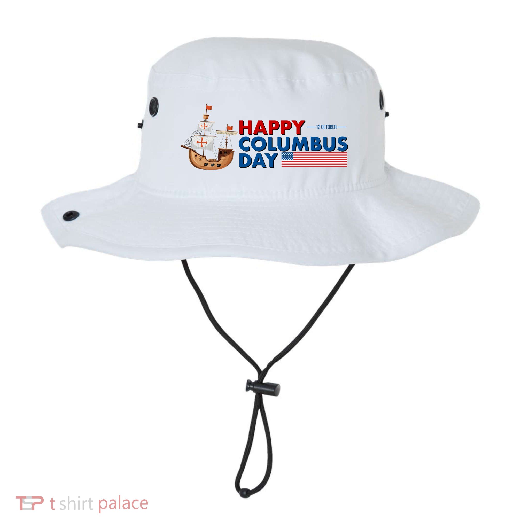 Happy Columbus Day 1492 Bucket Hat