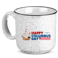 Happy Columbus Day 1492 15oz Campfire Ceramic Mug