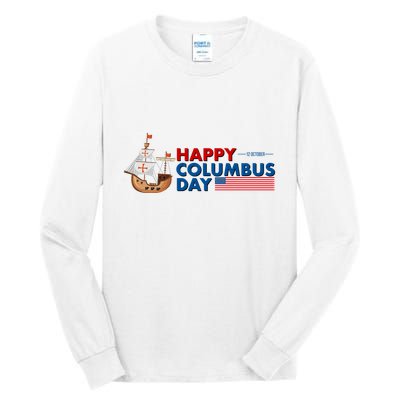 Happy Columbus Day 1492 Tall Long Sleeve T-Shirt