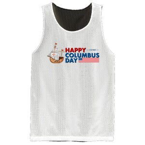 Happy Columbus Day 1492 Mesh Reversible Basketball Jersey Tank