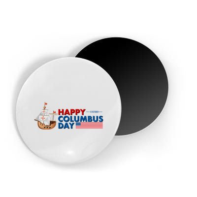 Happy Columbus Day 1492 Magnet