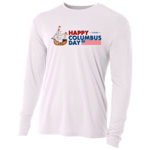 Happy Columbus Day 1492 Cooling Performance Long Sleeve Crew