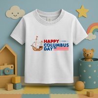 Happy Columbus Day 1492 Toddler T-Shirt