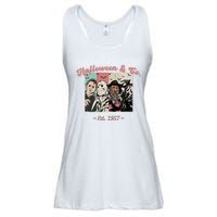 Halloween Co Est 1957 Scream Spooky Halloween Groovy Retro Ladies Essential Flowy Tank