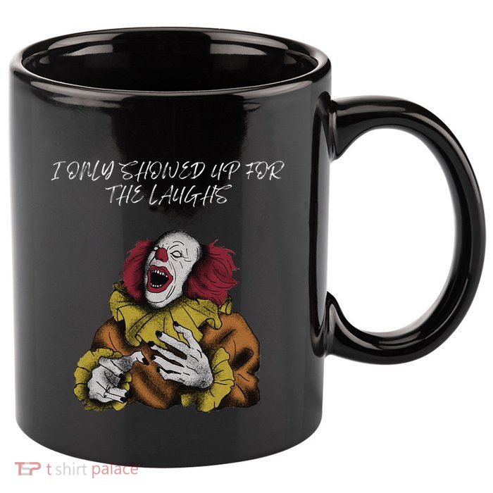 Halloween Creepy Evil Spooky Killer Clown Laughs October 11oz C Handle Ceramic Mug