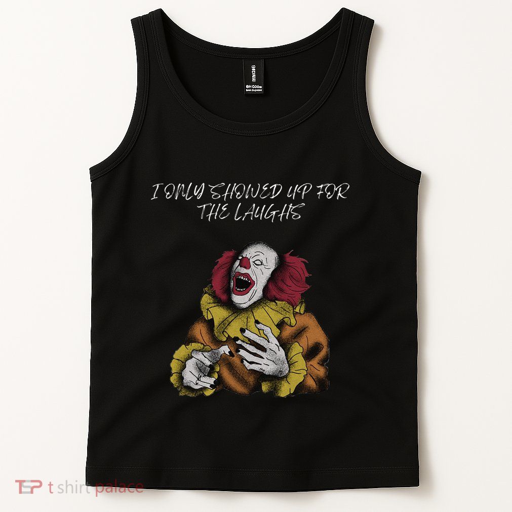 Halloween Creepy Evil Spooky Killer Clown Laughs October Tank Top