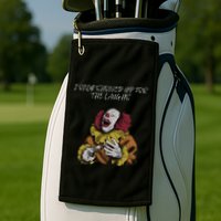 Halloween Creepy Evil Spooky Killer Clown Laughs October Golf Towel