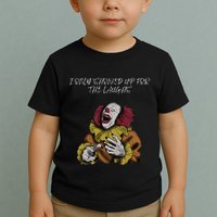 Halloween Creepy Evil Spooky Killer Clown Laughs October Toddler T-Shirt