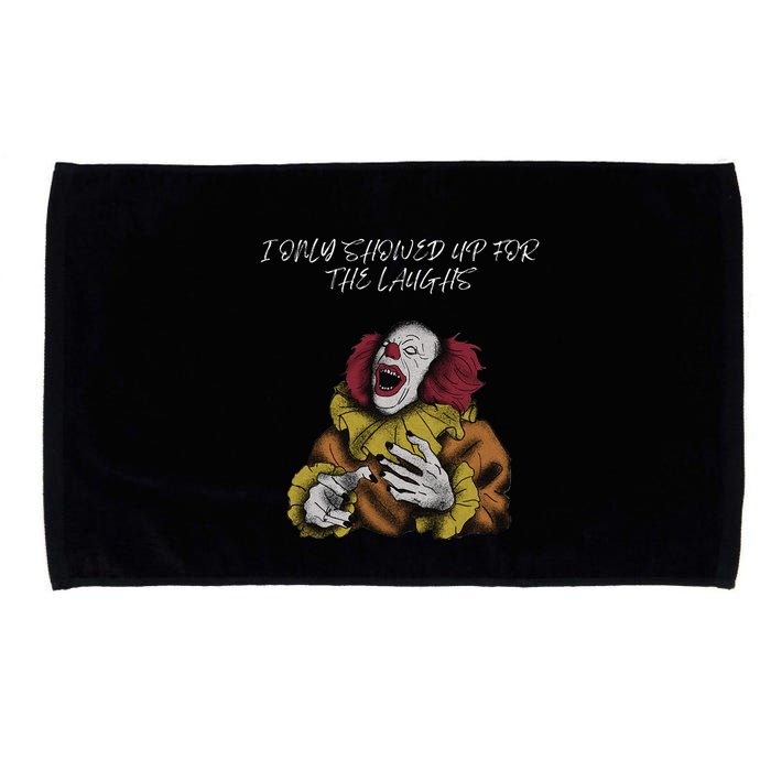 Halloween Creepy Evil Spooky Killer Clown Laughs October Microfiber Hand Towel