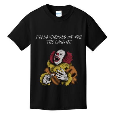 Halloween Creepy Evil Spooky Killer Clown Laughs October Kids T-Shirt
