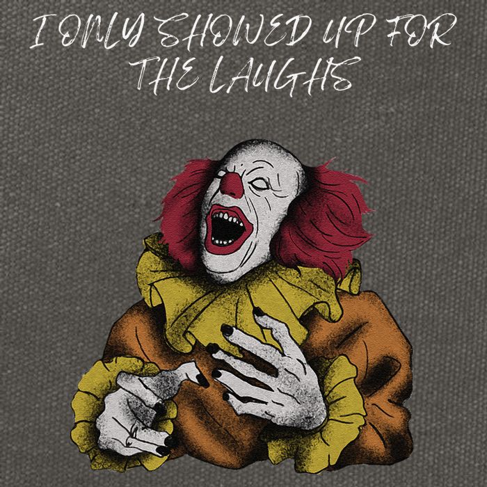 Halloween Creepy Evil Spooky Killer Clown Laughs October Cotton Canvas Backpack