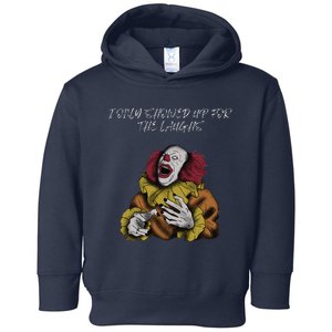 Halloween Creepy Evil Spooky Killer Clown Laughs October Toddler Hoodie