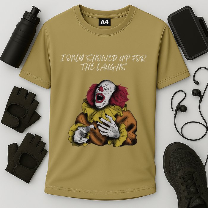 Halloween Creepy Evil Spooky Killer Clown Laughs October Performance Shirt