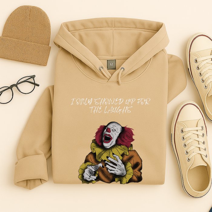 Halloween Creepy Evil Spooky Killer Clown Laughs October Hoodie