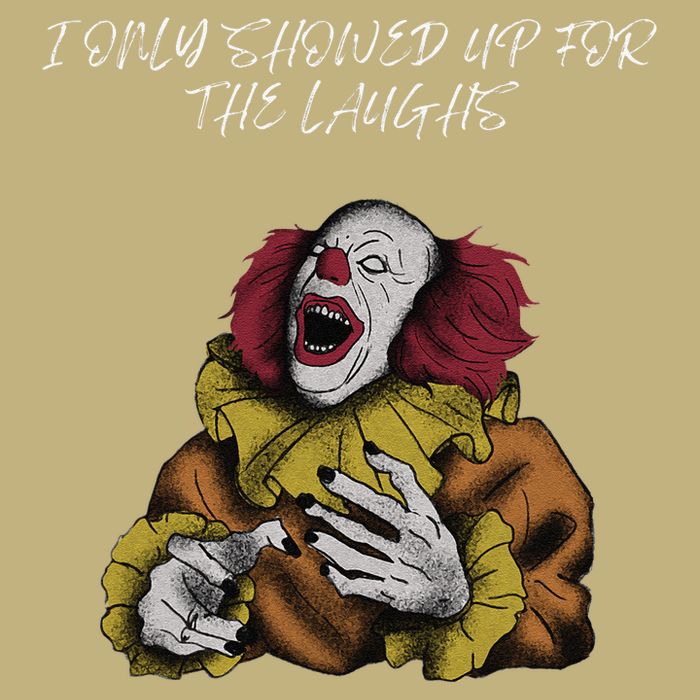 Halloween Creepy Evil Spooky Killer Clown Laughs October Button