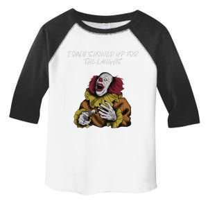 Halloween Creepy Evil Spooky Killer Clown Laughs October Toddler Fine Jersey T-Shirt