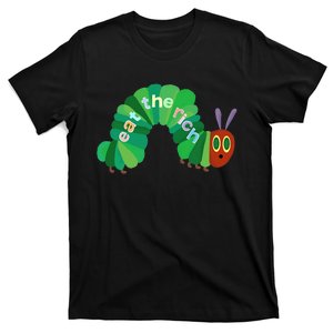 Hungry Caterpillar Eat The Rich Caterpillar Fruit Feminist T-Shirt