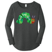 Hungry Caterpillar Eat The Rich Caterpillar Fruit Feminist Women's Perfect Tri Tunic Long Sleeve Shirt