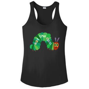 Hungry Caterpillar Eat The Rich Caterpillar Fruit Feminist Ladies PosiCharge Competitor Racerback Tank