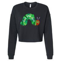 Hungry Caterpillar Eat The Rich Caterpillar Fruit Feminist Cropped Pullover Crew