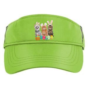 Hree Cat Easter Day Cats Kitten Gift Adult Drive Performance Visor