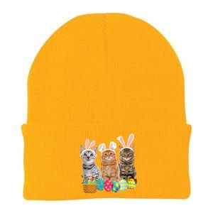 Hree Cat Easter Day Cats Kitten Gift Knit Cap Winter Beanie