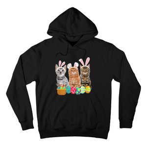 Hree Cat Easter Day Cats Kitten Gift Hoodie