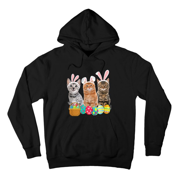 Hree Cat Easter Day Cats Kitten Gift Hoodie