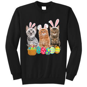 Hree Cat Easter Day Cats Kitten Gift Sweatshirt