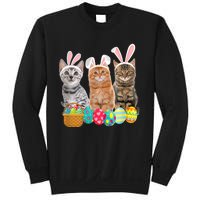 Hree Cat Easter Day Cats Kitten Gift Sweatshirt